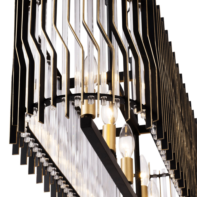Luminaire suspendu linéaire 5 lumières Park Row