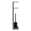 Meno 28.6" Metal Toilet Brush Set