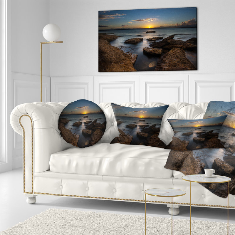 Housse et insert de coussin Rocky Sydney Beach at Sunset Seascape