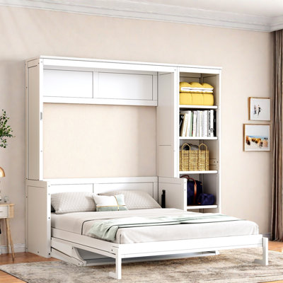 Murphy Bed With Desk And Bookshelves