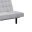 Canapé-lit convertible futon, coussins capitonnés en biscuit, gris 81 po-130982899