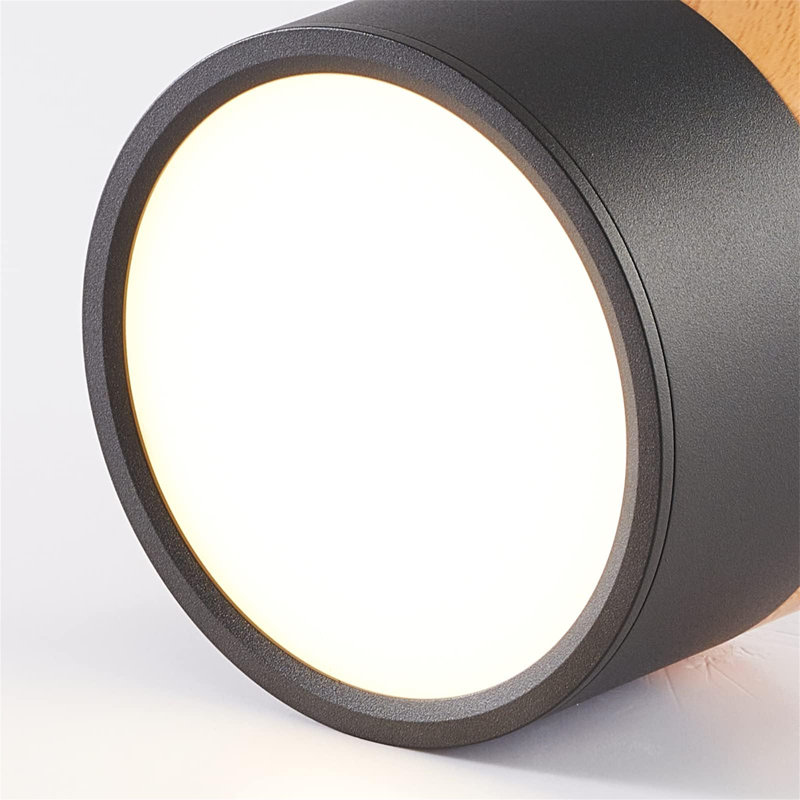 Flush Mount, Satin Black