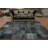 Wool Geometric Patchwork Distressed Area Rug 7x10
