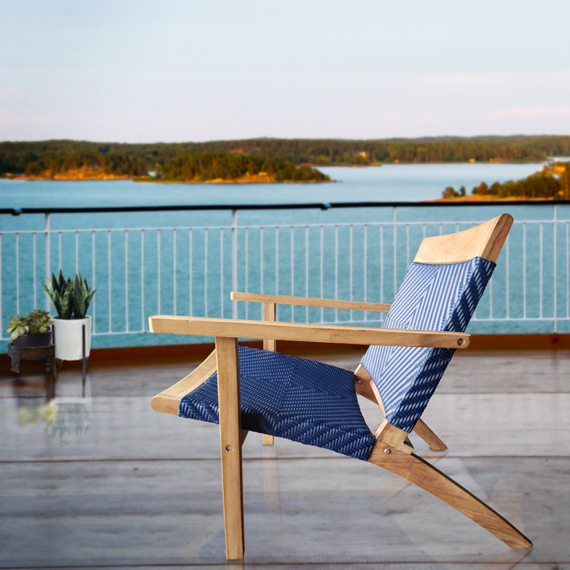 Marlie Outdoor Teak Lounge Chair