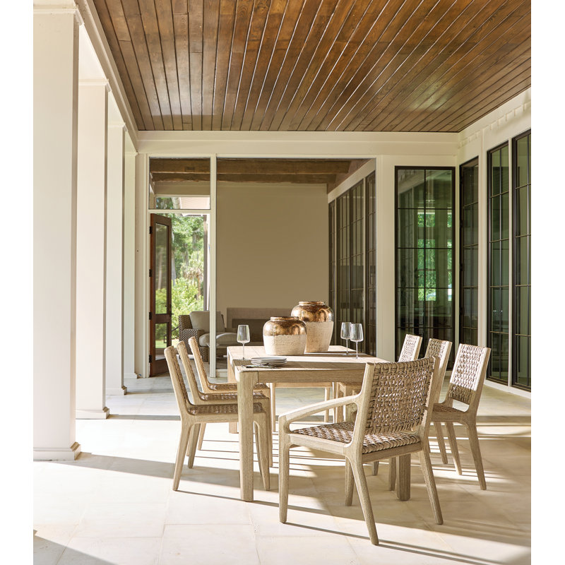Edenton Outdoor Rectangular Teak Dining Table