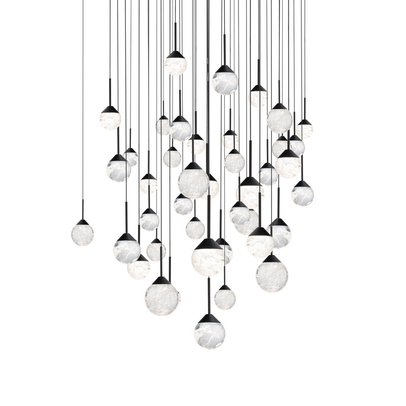 Quest 41 - Light LED Pendant, Black