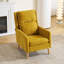 Upholstered Chenille Armchair-1921833073