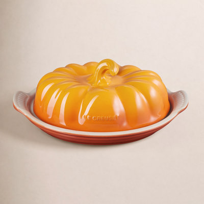 Le Creuset Figural Pumpkin Covered Butter Dish
