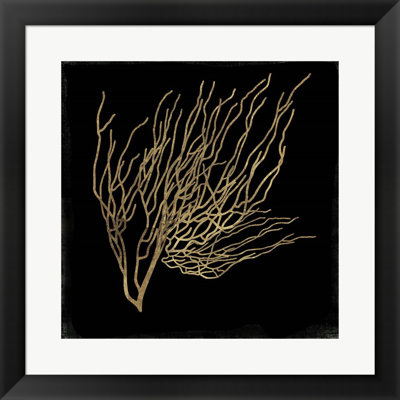 «Gold Coral I» par Aimee Wilson, art mural encadré