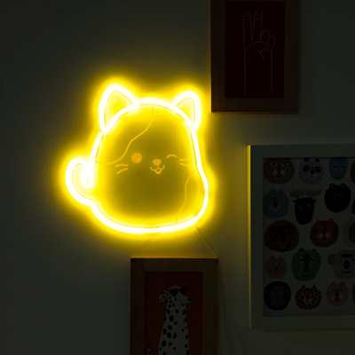 Squishmallows Cam Neon Wall Light 22.5" LED Sign