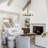 6 - Light Dimmable Classic / Traditional Shaded Chandelier-390600637