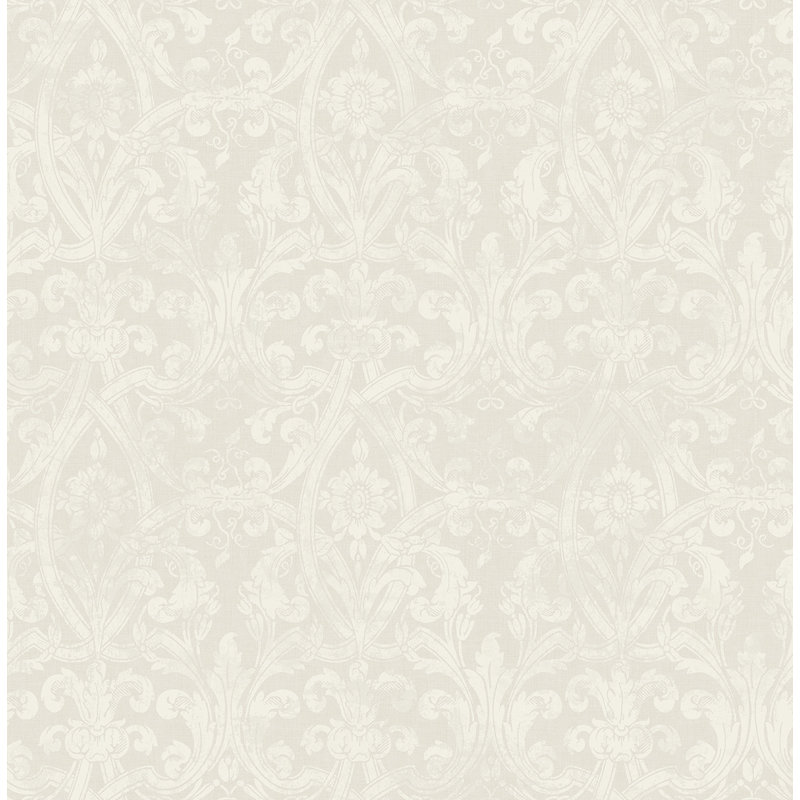 Rouleau de papier peint L 33 po x L 20,5 po McGuinness, Ivoire