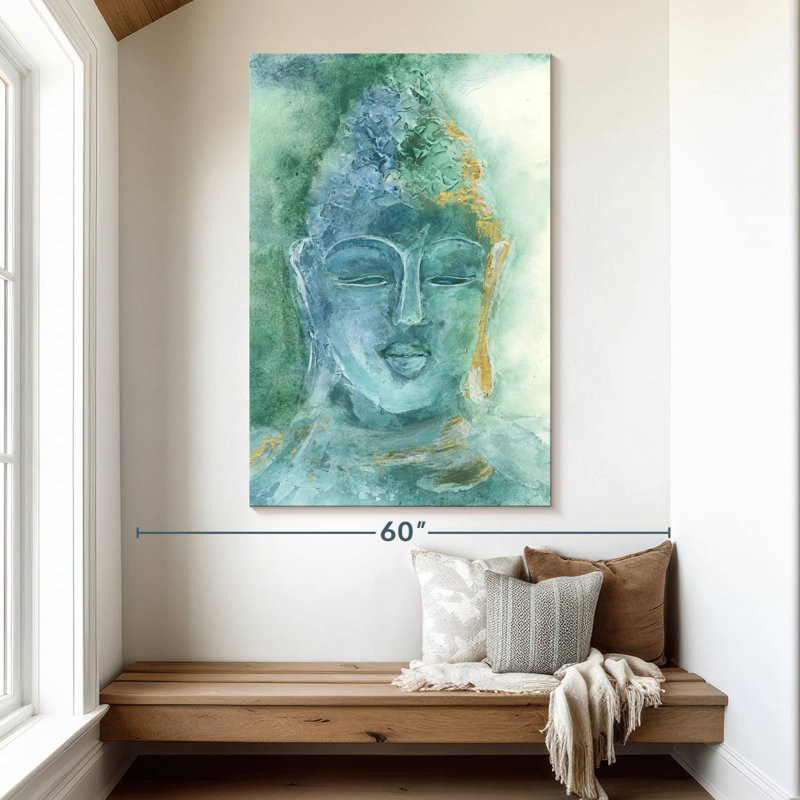 Bouddha doré Leisha II, H 51 po x l 34 po