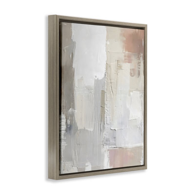 Cadre flottant neutre abstrait, design par Riley B