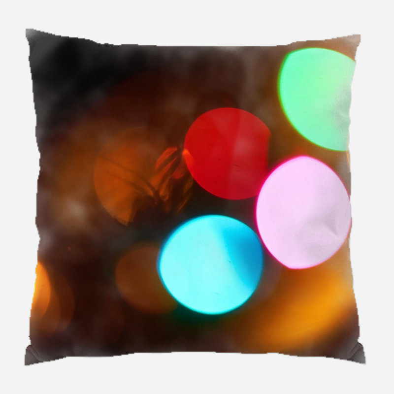 Abstract Geometric Microsuede Reversible Throw Pillow