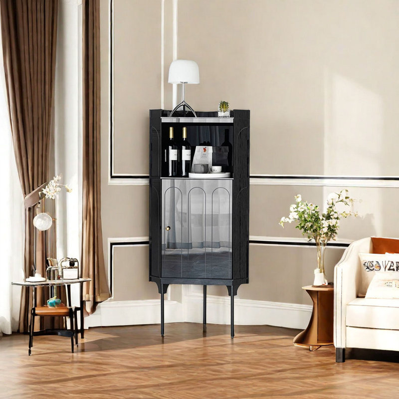 Armoire d'appoint Nordic Simple, Noir
