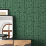 Bleecker Fern Tile 27' L x 27" W  Wallpaper Roll