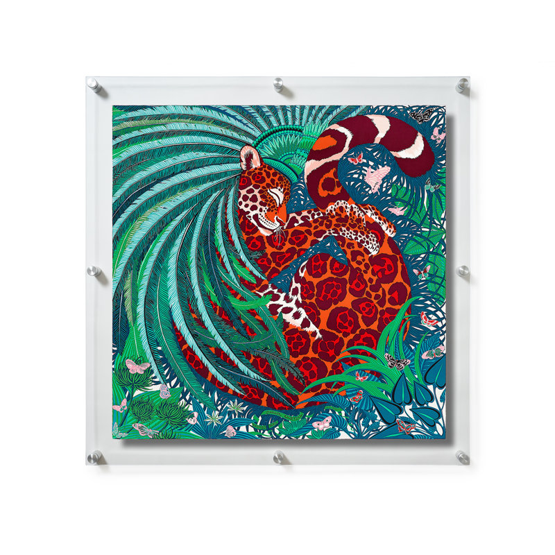 Double Panel Acrylic Picture Frame, Silver, 40" H x 40" W
