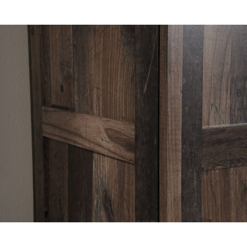 Vonice 29,69 « W Armoire, Sycomore argenté, Noir