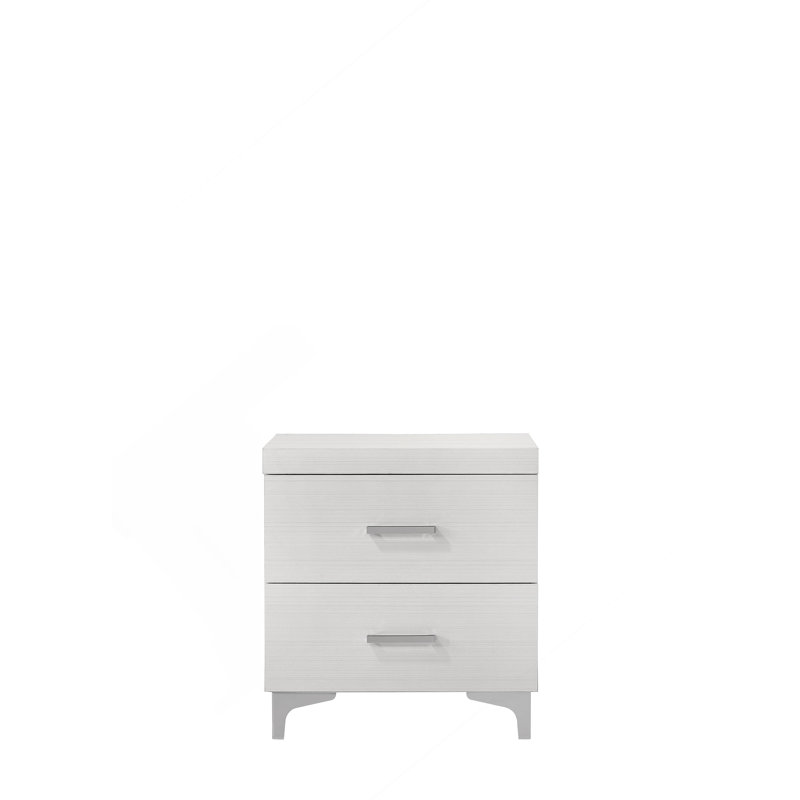 Table de chevet blanche