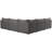 Ensoll Velvet L-Shaped Sectional Reversible-1496889927