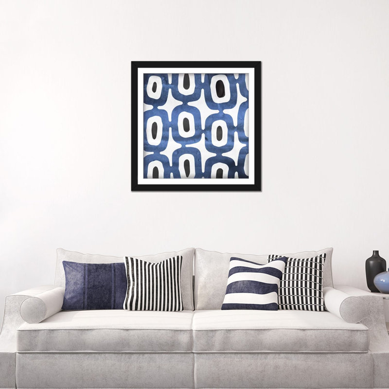 « mezzanine i », impression sur toile, H 16 po x l 16 po x P 1 po, Papier beaux-arts encadré noir, Blanc