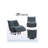 Talmon Shadow Chenille Glider Recliner With Swivel-1802383398