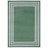 Brysin Striped Machine Woven Power Loom Polypropylene Area Rug in Ivory/Green-912032203