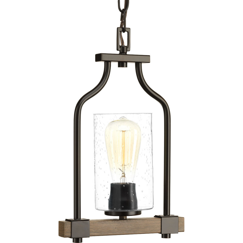 Luminaire suspendu géométrique à 1 lumière Alynda