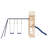VidaXL Pine Swing Set with 2 Swing(s) , 1 Slide(s)-88463364