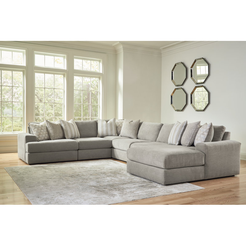 Tessler Upholstered U-Shaped Sectional Left Hand Facing