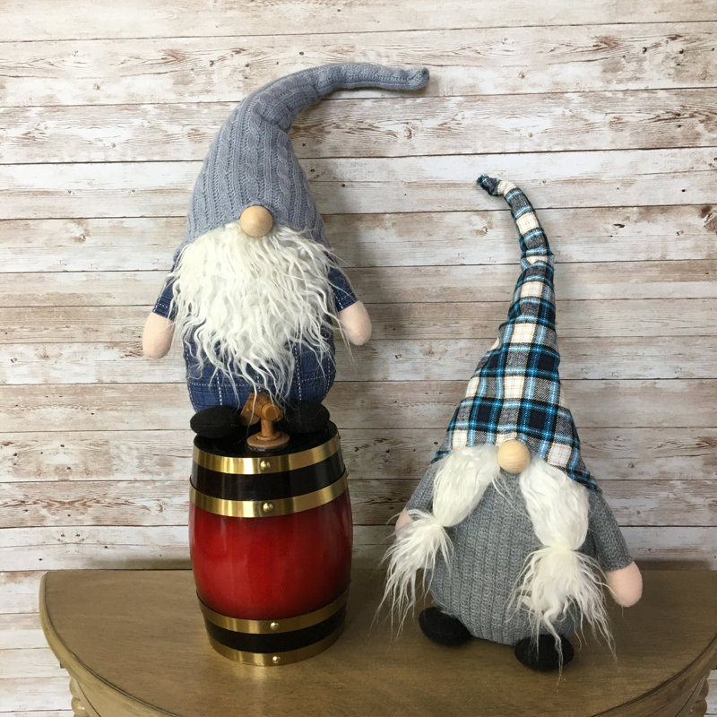 Gnomes de campagne 12 po, ensemble de 2