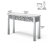 Glass Console Table With Mirror Set