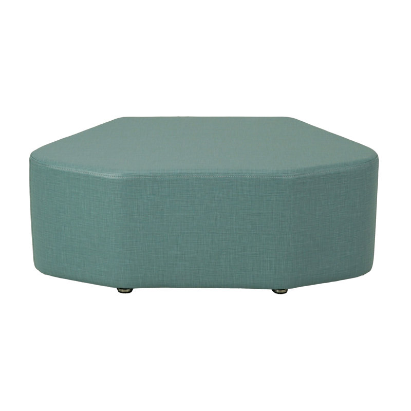 Ensemble de repose-pieds hexagonal avec siège à pétales Pro Series, 7 pièces, 12" H x 34.5" W x 30.5" D