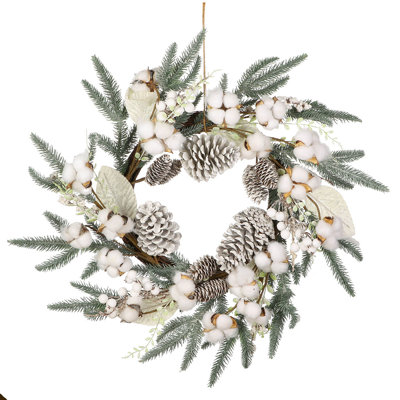 Handcrafted Faux 60cm Wreath