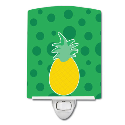 Éclairage de nuit en céramique ananas Beach