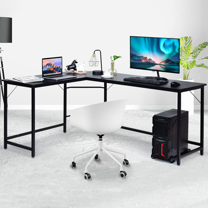 L-Shape Desk, Black