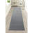 Custom Size Non Slip Solid Color Grey Low Pile Slip Resistant Hallway Runner Rugs by Feet-768470399