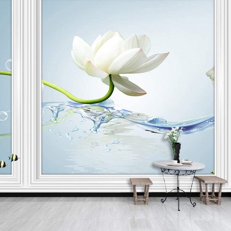 Peel & Stick Floral Border, 100" L x 144" W