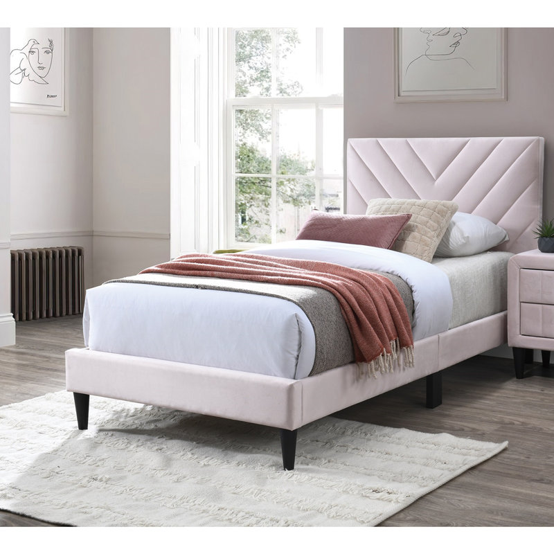 Mobilier de chambre à coucher, Beige, Lit simple