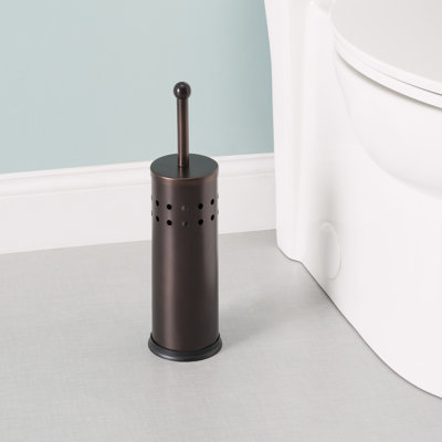 Home Basics Metal Toilet Brush And Holder