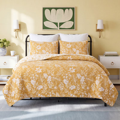 Everview Toile Cotton Quilt Bedding Set