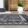 Suttle Oriental Machine Washable Rugs Floral Non-Slip Rug for Living Room Bedroom Nursery Dining Table Bedside Decor