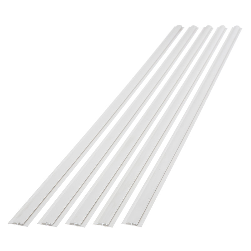 Garniture de paravent FASÄDE (paquet de 5), Blanc lustré