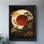 «Black», encadré noir japonais, peinture décorative de bon augure encadrée-269426764