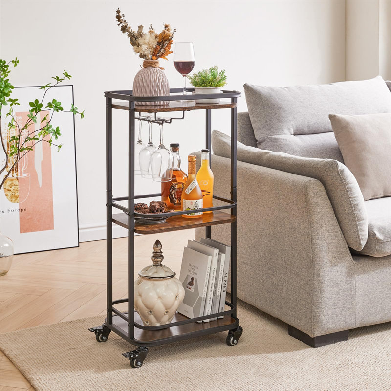 Alenda Metal Bar Cart