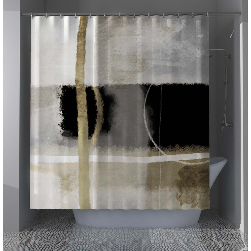 Abstract Shower Curtain
