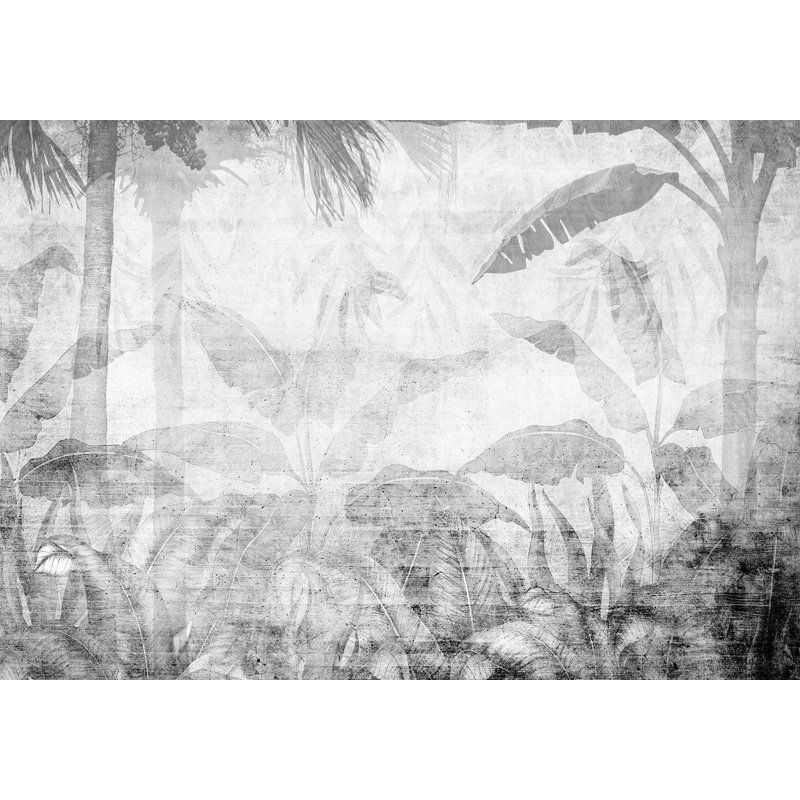 Adhésif mural Ashantae, L 57 po x L 41 po, Gris