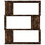 Hawkes 96cm H x 80cm W Chipboard Standard Bookcase-2106045634