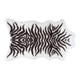 Mountain Zebra Bath Rug